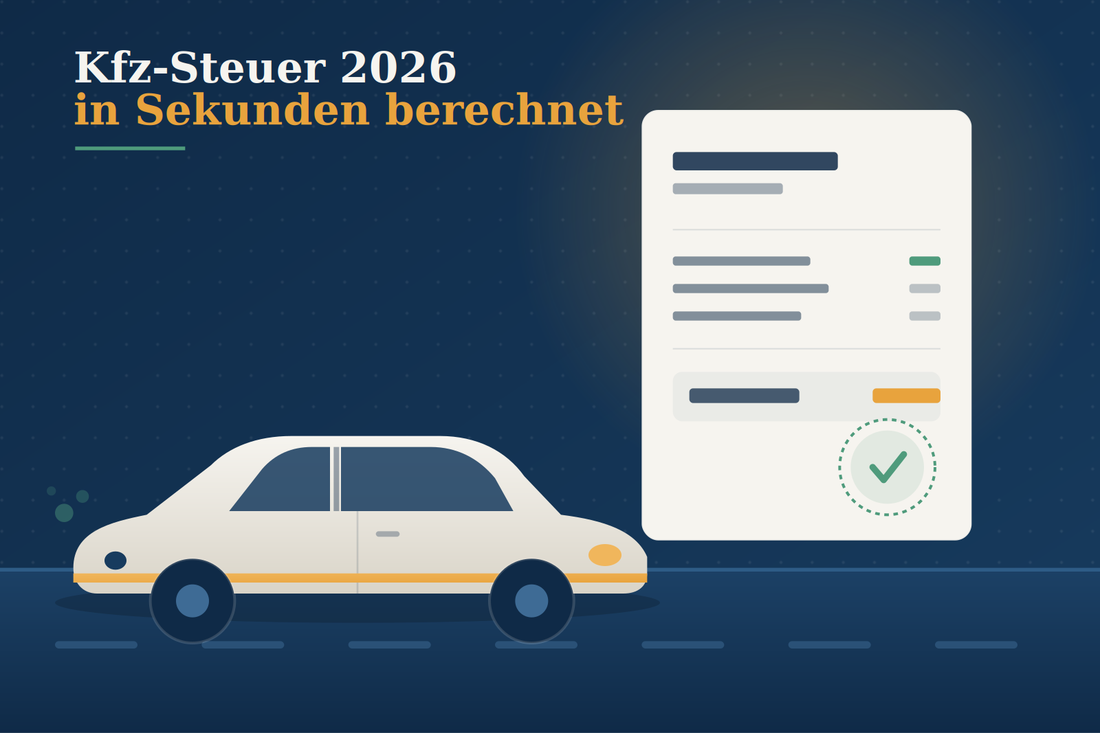 Kfz-Steuer 2026 Änderungen