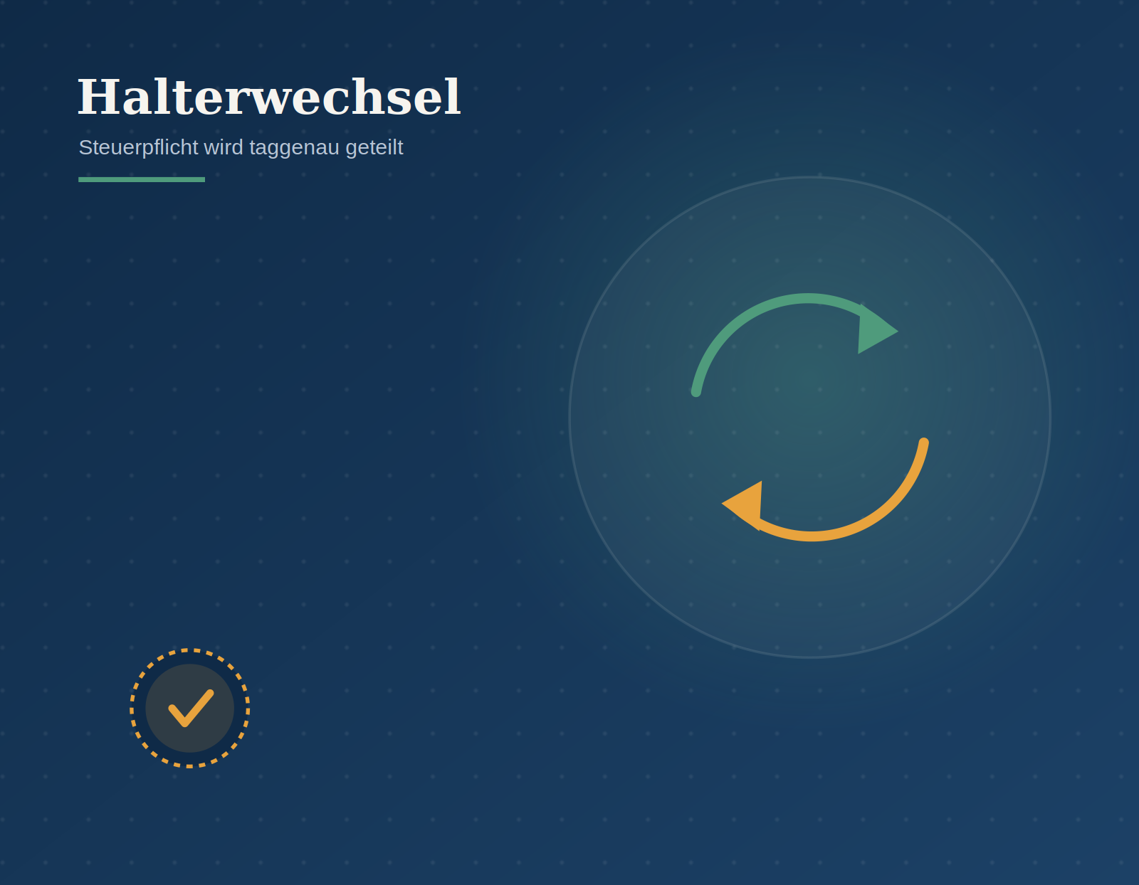 Kfz-Steuer beim Halterwechsel