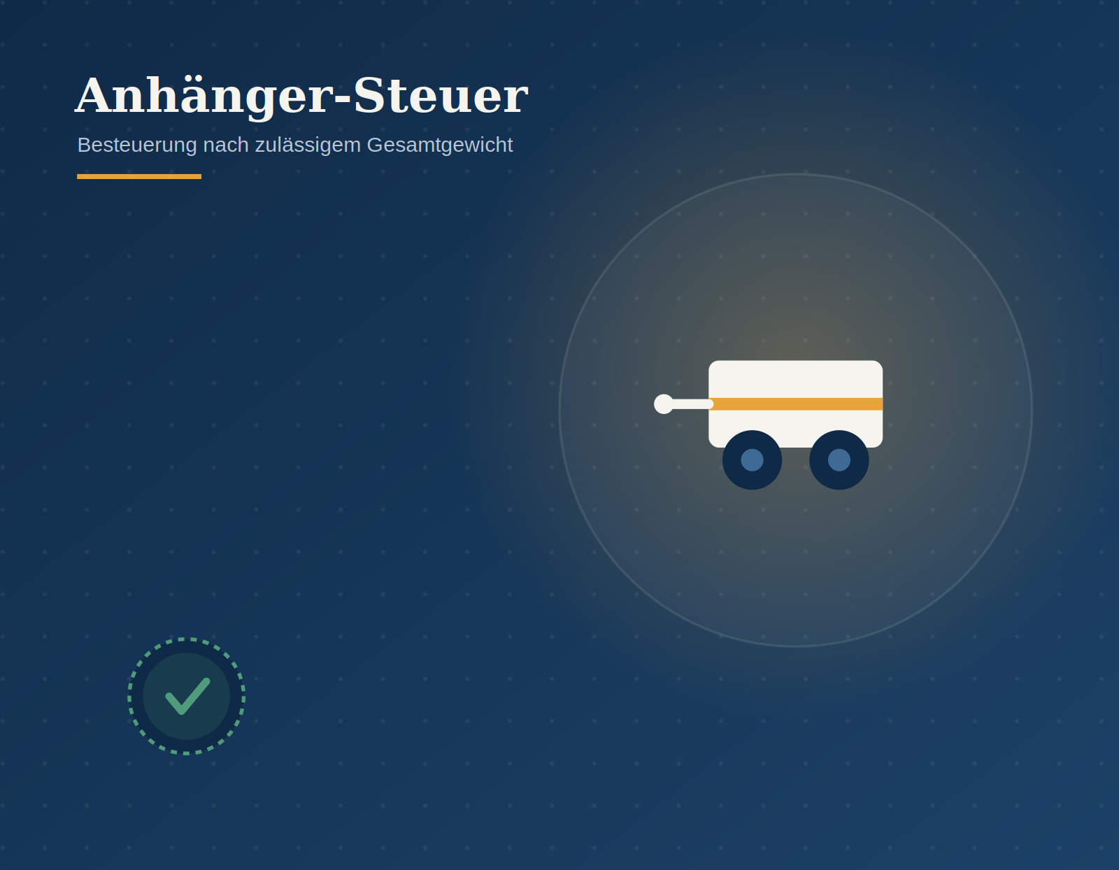 Anhänger Kfz-Steuer